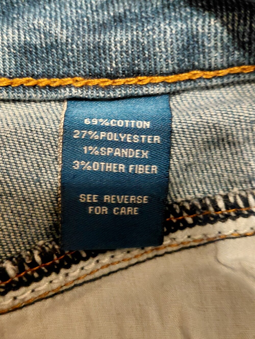 Denim Distressed Skirt Knee Length - Picture 10 of 12